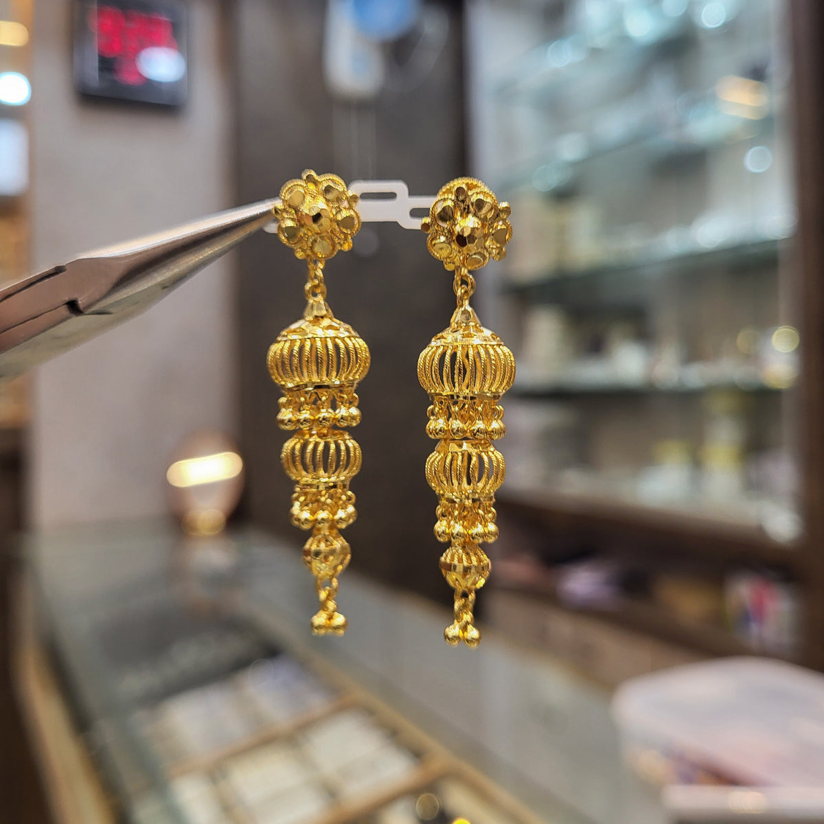 3 Step 925 Pinjara Jhumka (Small)